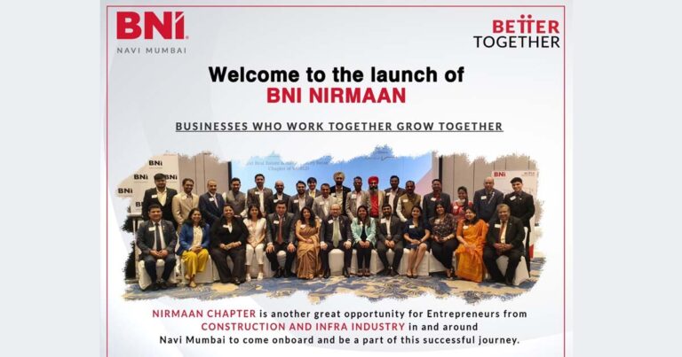 Another Successful Chapter launch by BNI Navi Mumbai.