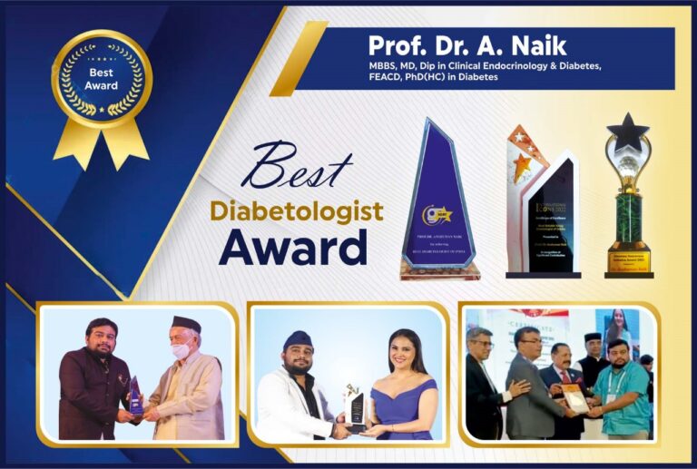 Prof. Dr. Anshuman Naik: India's Diabetes Care Maestro