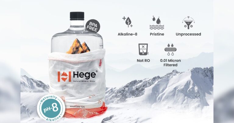 Hege Water Pure, Alkaline Hydration Straight from the Himalayas