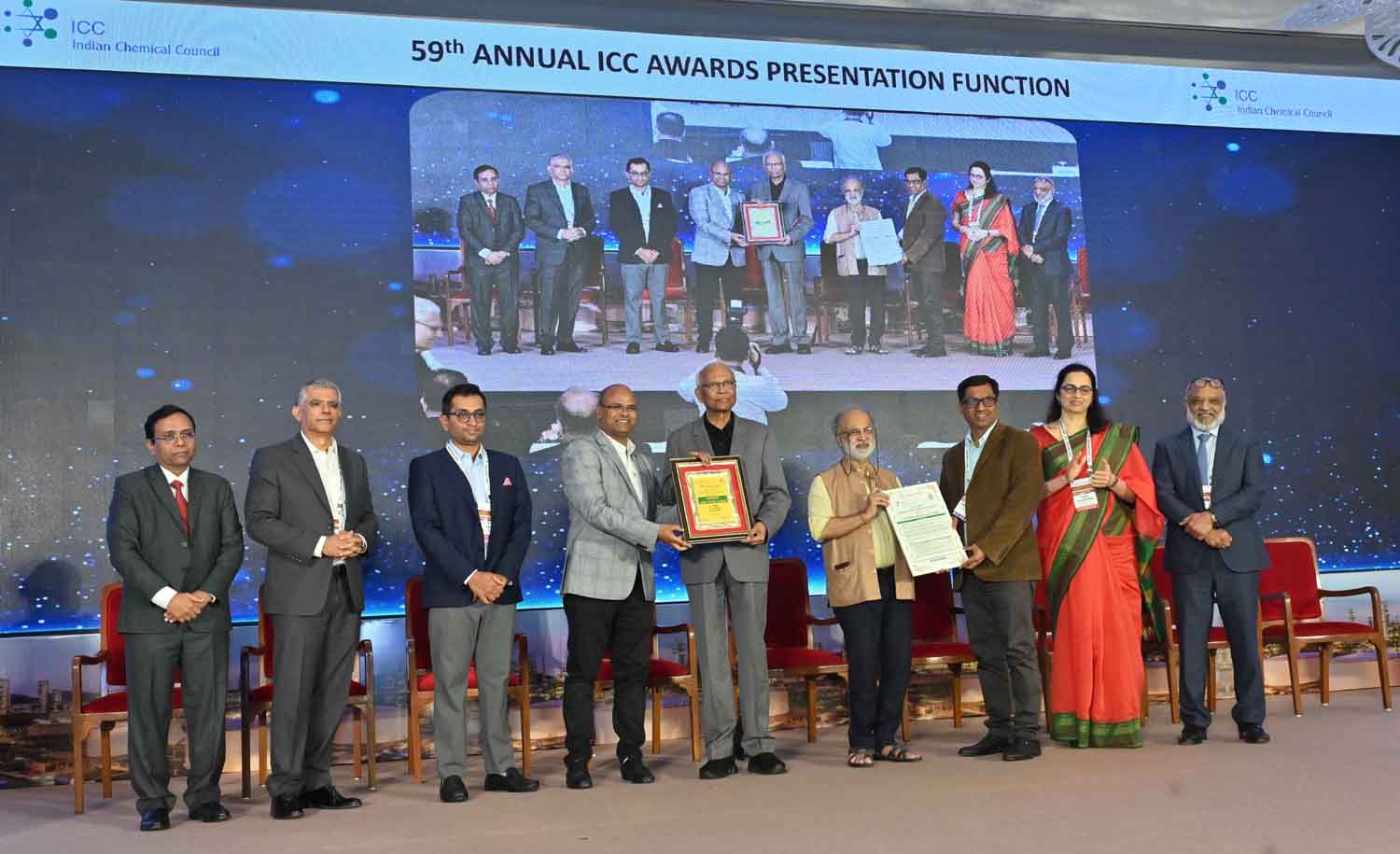 LANXESS India awarded as Best Nicer Globe User Company by the Indian Chemical Council.