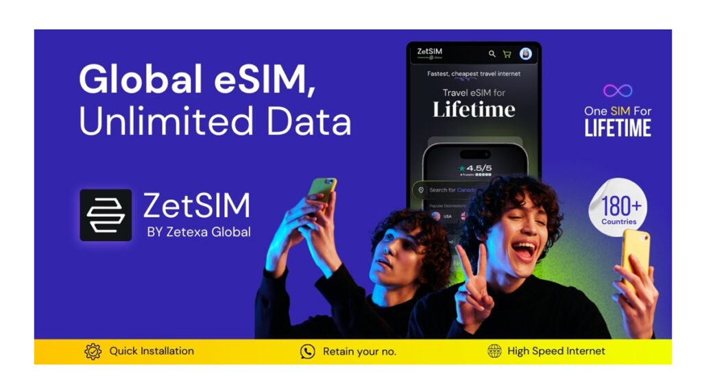 Zetexa Global Transforms Roaming Connectivity with the Launch of ZetSIM.