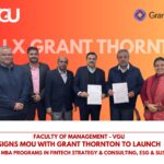 Faculty of Management at Vivekananda Global University Signs Strategic MoU with Grant Thornton