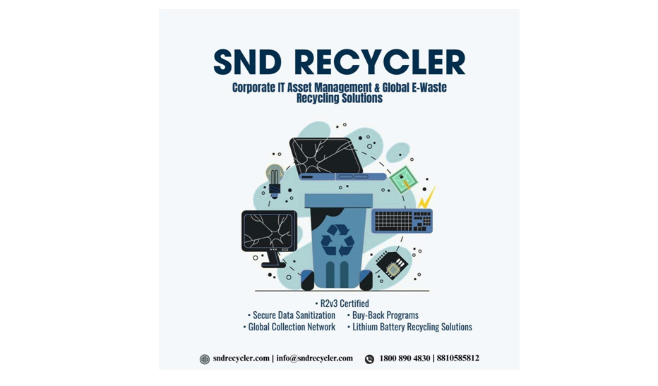 SND Recycler, Lithium Battery Recycling, LithiumI on Disposal, Hard Drive Destruction Service, E Waste Disposal, Data Destruction Services, Electronic Pickup,  Circular Economy, E Waste Recycling, Corporate Sustainability
