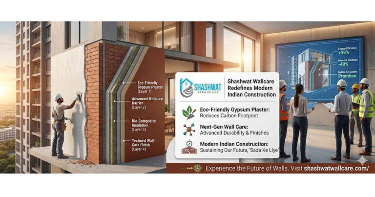 Shashwat Wallcare, Modern Indian Construction, Eco-Friendly Gypsum Plaster, Next-Gen Wall Care Solutions, Shashwat Wallcare Private