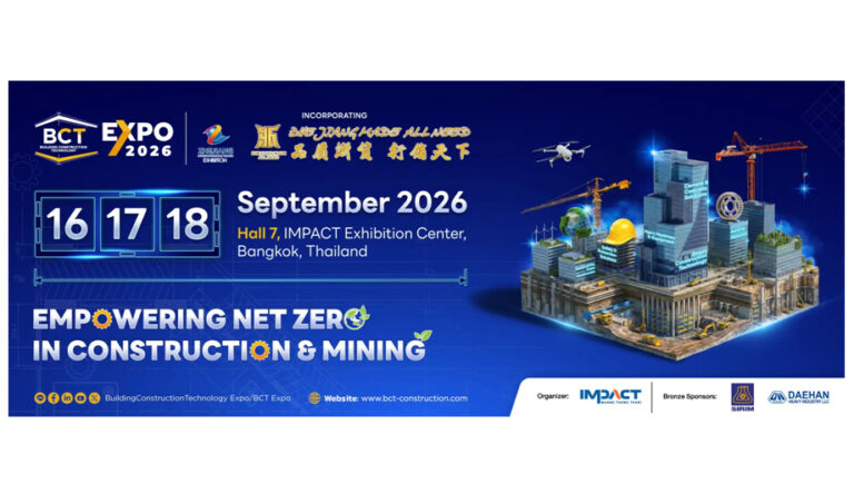 BCT Expo 2026 to Strengthen India–Thailand Construction and Technology Partnerships.